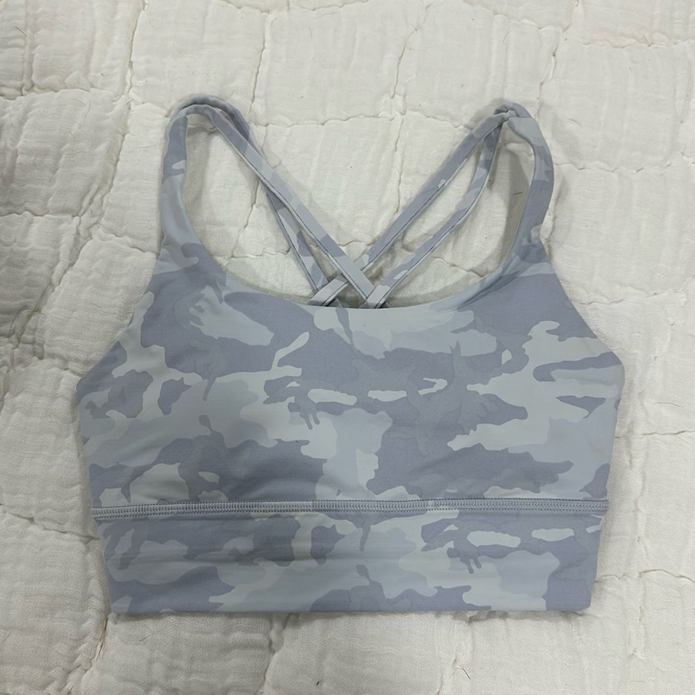 Lululemon long line camo energy bra